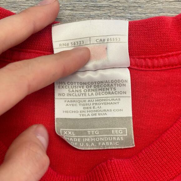 Vintage  Y2K Nike Team Red Black Men XXL Ohio State Buckeyes Long Sleeve T-Shirt - Picture 6 of 7